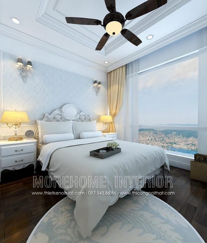 Những mẫu giường ngủ tân cổ điển với chất liệu gỗ tự nhiên cao cấp phun sơn trắng dưới đây sẽ cực kỳ phù hợp với nhiều khách hàng yêu cái đẹp