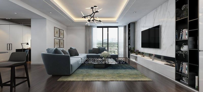 16 Mẫu thiết kế sofa bọc vải nỉ sang trọng cho nhà chung cư